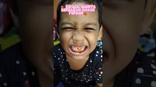 Sibocil gigi nya berdarah makan permen_Mama Agrata Tv #makanemoji #eskrim #farelprayoga