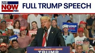 WATCH Trump FULL SPEECH in Michigan first rally since assassination attempt  LiveNOW FOX