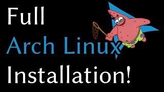 Full Arch Linux Install SAVAGE Edition