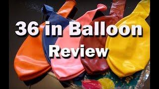 REVIEW  36 Inch Giant Latex Balloons