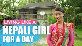 Living Like A Nepali Girl For A Day  - Nepali Vlog