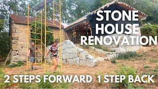 Overcoming Setbacks Continuing Our Stone House Build Despite Challenges