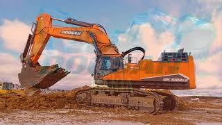 DEVELON DX1000LC-7 CRAWLER EXCAVATOR . Strong Undercarriage and Highest Engine Power .