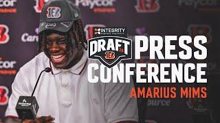 LIVE First Round Pick OL Amarius Mims Welcome Press Conference
