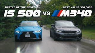 2024 Lexus IS 500 vs BMW M340i  Which is the Best Luxury Sports Sedan for $60K?