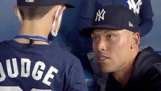 Touching moment as young New York Yankees fan meets Aaron Judge  WATCH