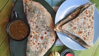 طرز تهیه بولانی با دو نوع خمیر، خمیر با خمیر مایه و بدون خمیر مایه bolaniboolani