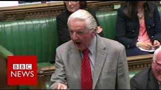 Dennis Skinner kicked out of Commons for calling David Cameron dodgy Dave - BBC News