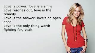 #Carrie Underwood - Love Wins official lyrics video 