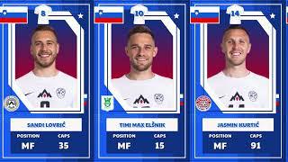 SLOVENIA EURO 2024 SQUAD