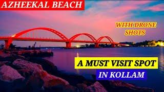 Azheekal Beach  Tourist places in kollam  Kerala tourism  Places in kerala  Azheekal bridge