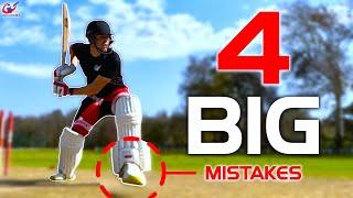 FIX These 4 FRONT FOOT Batting MISTAKES TODAY