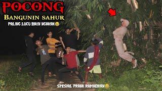 Prank Pocong Bangunin Sahur  Prank Spesial Ramadhan Paling Seru Super Lucu Bikin Ngakak