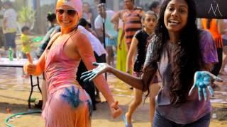 Holi in Goa 2016. Marbela Beach Goa. Holi Utsav गोवा में होली का जश्न मनाएं. Холи в Гоа.