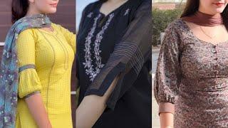 60+ Latest different type of kurti sleeves design #latest #new #kurti