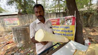 Slice of Coconut Stem  Very Rare Indian Street Food