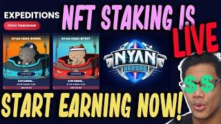 Send your Nyan on Expeditions Earn $CTNP today  Nyan Heroes - NFT  PlayToEarn game