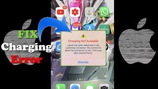 iPhone Charging not Available Liquid Detected Fix Six 6 Solutions