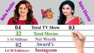 Neha Pendse Vs Sapna Sikarwar Comparison  May I Come In Madam TV Serial 