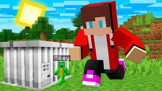 How JJ and Mikey Become Small and Found The Smallest Mini Prison in Minecraft - Maizen ?