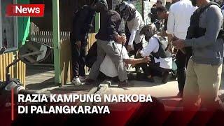 Polisi Tangkap 5 Terduga Pelaku Narkoba saat Razia Kampung Narkoba di Palangkaraya Kaltim