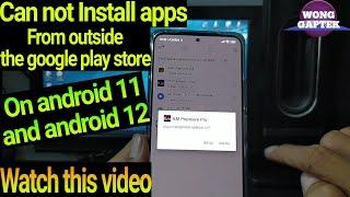 Android 1112 app install problem