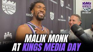 Malik Monk on returning to Kings & DeMar DeRozan