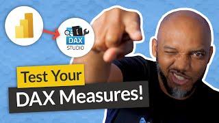 Test your Power BI DAX measures in DAX Studio