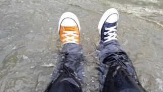 New Chucks get wet