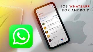 Install iOS WhatsApp On Any Android  iPhone WhatsApp For Android 