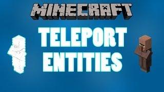 Minecraft Tutorial - Teleport Villagers & other Entities