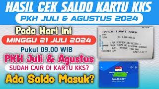 SP2D TURUN? INILAH HASIL CEK SALDO PKH JULI & AGUSTUS PADA HARI MINGGU 21 JULI 2024 SUDAH CAIR?