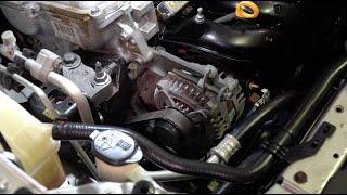How to Remove & Replace Toyota Corolla Alternator Suit ZRE Models Between 2007-2014 1.8L 2ZR-FE
