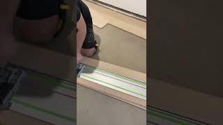 Делаем чистый рез погружной пилой Festool