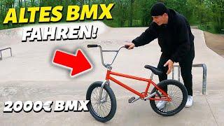 ich FAHRE mein ALTES BMX  NACH 2 JAHREN   BMX VLOG  MOOO