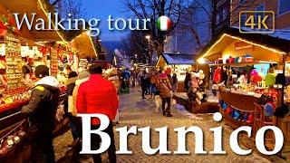 BrunicoBruneck & Christmas marketAlto Adige Südtirol Italy【Walking Tour】History in Subtitles