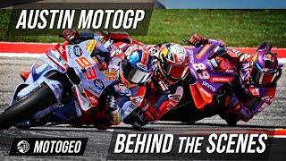 Behind the Scenes  MotoGP  USA  @motogeo
