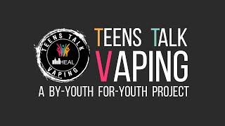 Teens Talk Vaping Special commendation IHDCYH Talks 2021