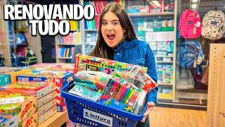 COMPRANDO MATERIAL ESCOLAR NO MEIO DO ANO