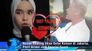 Putri Ariani Duet Bareng Ronan Keating di Panggung Konser Jakarta  Jadi Special Guest