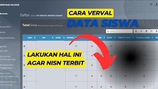 Tutorial Verval Pd Cara Verval dan Perbaikan Data Siswa