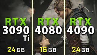 RTX 4080 vs RTX 4090 vs RTX 3090 Ti  Test in 9 Games  4K