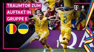 Rumänien - Ukraine Highlights mit Live-Kommentar  UEFA EURO 2024 Gruppenphase  MAGENTA TV