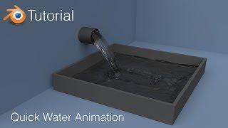 2.79 Blender Tutorial Quick Water Animation