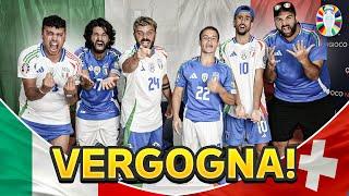  VERGOGNA  SVIZZERA 2-0 ITALIA   LIVE REACTION ELITES HD