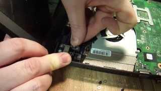 How to repair a broken LCD hinge on a laptop. Toshiba.