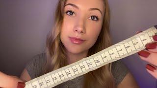 ASMR Measuring You Writing Sounds & Personal Attention