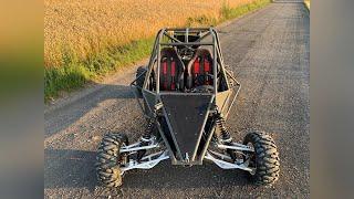 Homemade 164hp Buggy CBR 1100XX Blackbird walk around. Polska.