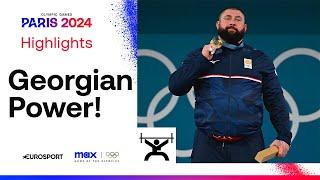 Georgia’s Lasha Talakhadze wins back-to-back gold in men’s +102kg ️‍️  #Paris2024 #Olympics