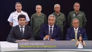 Cadena Nacional Presidente Lenín Moreno 07 de octubre de 2019